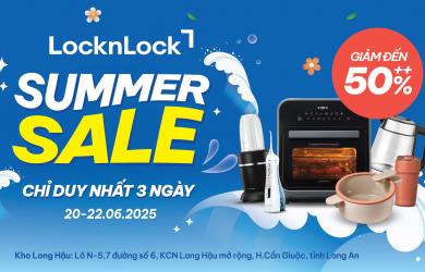 Chào hè sôi động cùng LocknLock Brand Day – Mua sắm thả ga, nhận quà cực xịn với ưu đãi lên đến 50%++